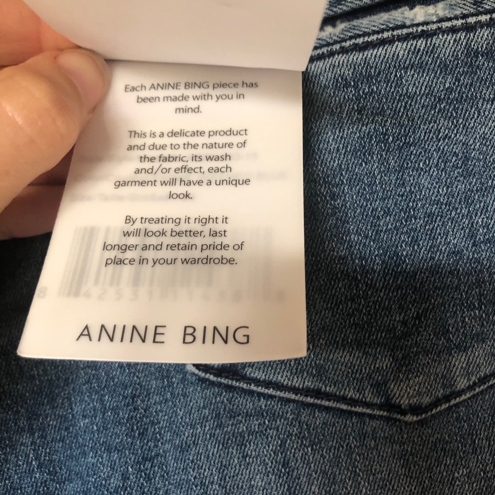 Anine Bing Front Pocket Flare Designer Jeans 24 - Picture 10 of 14